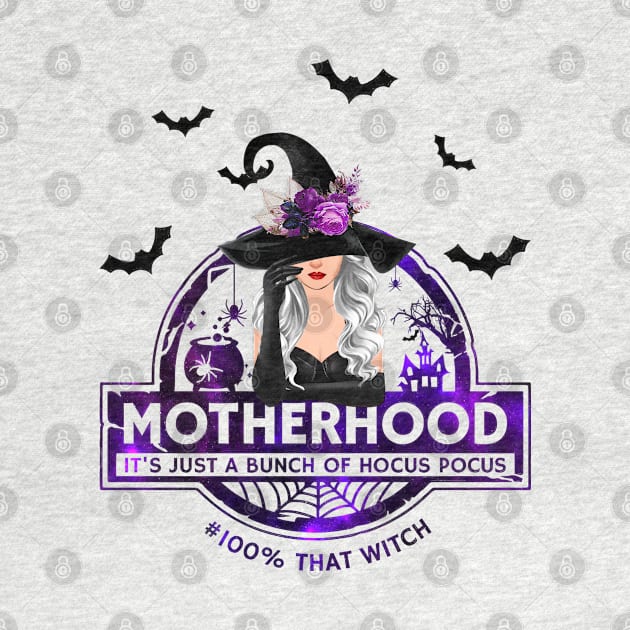 Motherhood Just A Bunch Of Hocus Personalized Gift Mother Halloween by Sunset beach lover
